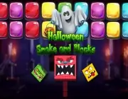 Halloween Snake And Bloc...